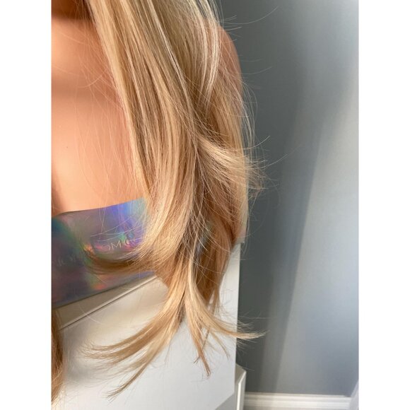 Long Blonde Wig Synthetic Wig 26 inch Wig with Bangs - Grace - Picture 6 of 8